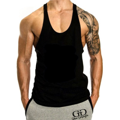 Gilet de sport pour hommes Fitness Sport Sweat Coton Loose