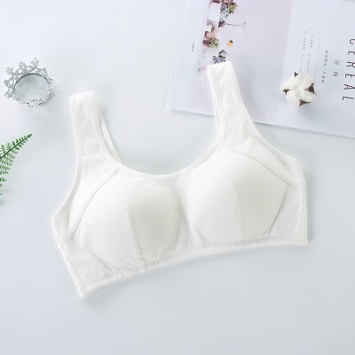 soutien-gorge lingerie coton fixe double bandoulière style gilet