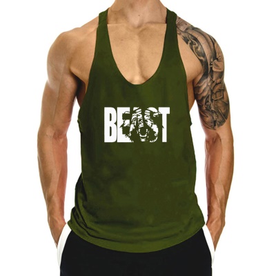 Gilet de sport ample Gilet en I en coton