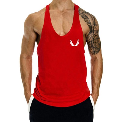 Gilet en I avec bretelles de sport sans manches amples
