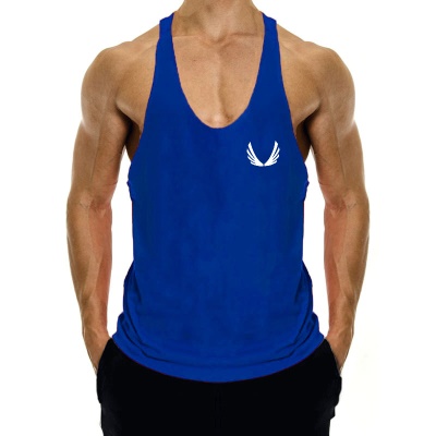 Gilet en I avec bretelles de sport sans manches amples