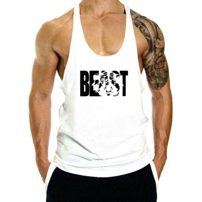 Gilet de sport ample Gilet en I en coton