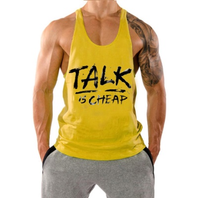 T-shirt sans manches col rond avec gilet de sport grande taille