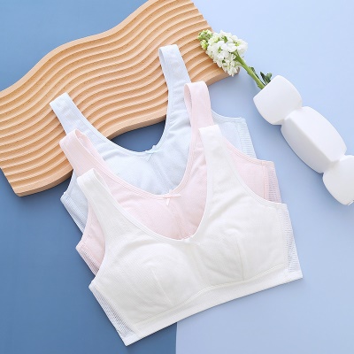 soutien-gorge lingerie coton maille respirant anti-bosses