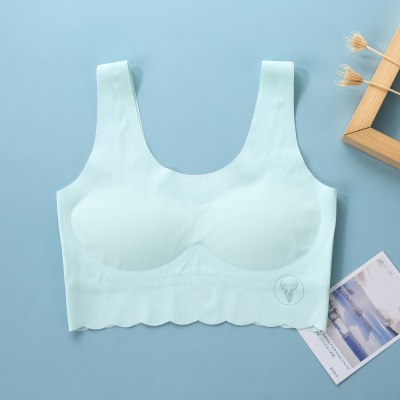 Soutien-gorge fille lingerie nylon/nylon bord ondulé confortable et respirant
