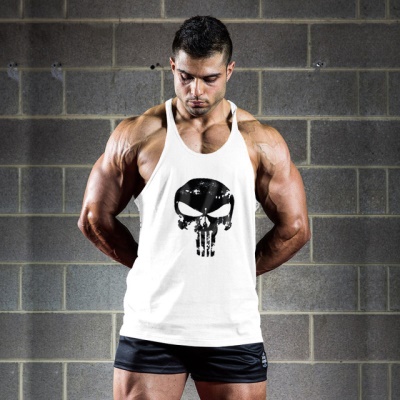 Gilet de sport pour hommes en coton harnais d'entraînement de fitness