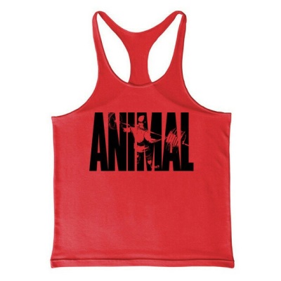 Gilet de fitness en coton ample gilet à bande mince