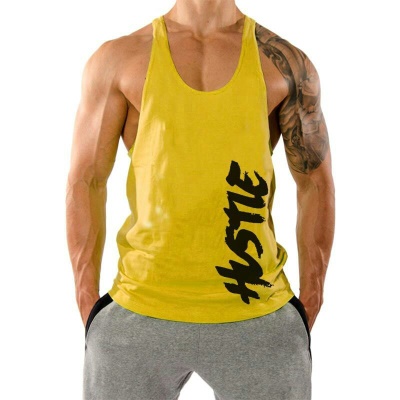 Gilet de sport pour hommes lâche et respirant I Entraînement Fitness