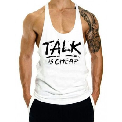 T-shirt sans manches col rond avec gilet de sport grande taille