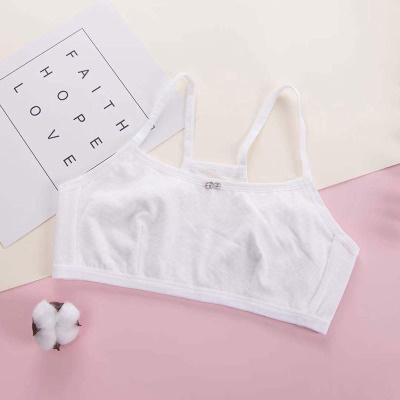 Soutien-gorge lingerie coton bretelles sans anneau en acier pour les filles