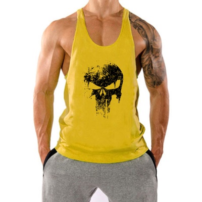 Gilet de fitness sans manches respirant en I