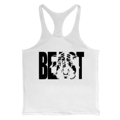 Gilet de sport pour hommes lâche et respirant I sans manches coton