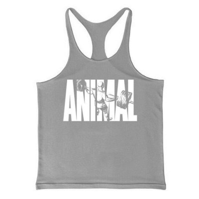 Gilet de fitness en coton ample gilet à bande mince