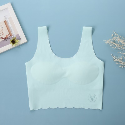 soutien-gorge sous-vêtements ondulé bord confortable respirant nylon/nylon