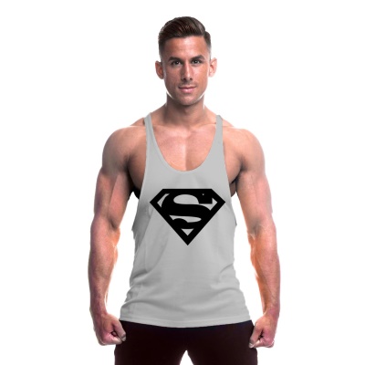 gilet de sport coton bretelles sans manches muscle fitness