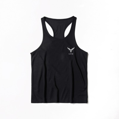 Gilet de sport pour hommes loose absorbant la transpiration et respirant coton