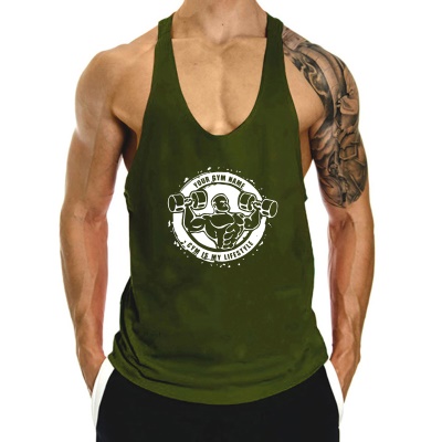 gilet Hommes sans manches T-shirt grande taille bas