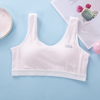 soutien-gorge lingerie sans anneau en acier confortable respirant coton