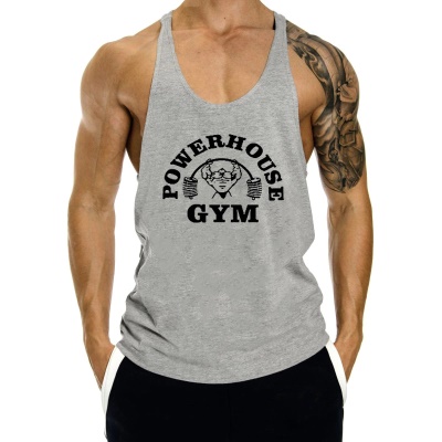 Gilet en I T-shirt sans manches Vêtements de fitness amples