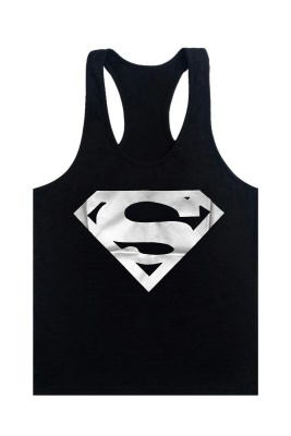gilet de sport bretelles Superman imprimé fitness