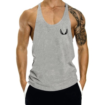 Gilet en I avec bretelles de sport sans manches amples