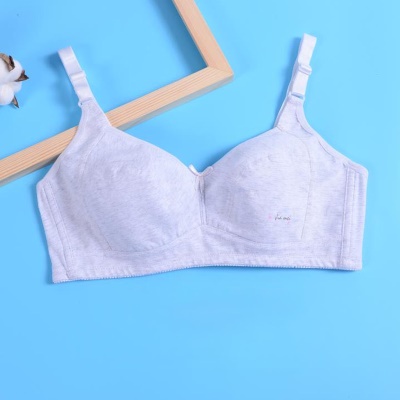 soutien-gorge lingerie coton sans anneau en acier absorbant la transpiration et respirant