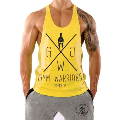 T-shirt ample sans manches en coton avec gilet en I