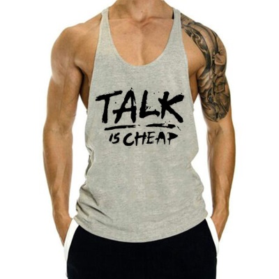 T-shirt sans manches col rond avec gilet de sport grande taille