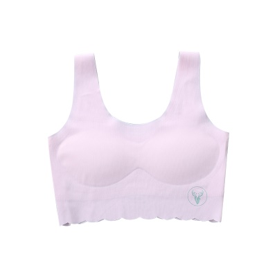 Soutien-gorge fille lingerie nylon/nylon bord ondulé confortable et respirant