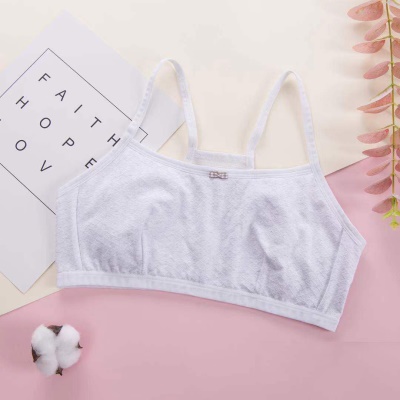 Soutien-gorge lingerie coton bretelles sans anneau en acier pour les filles