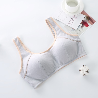 soutien-gorge lingerie coton fixe double bandoulière style gilet