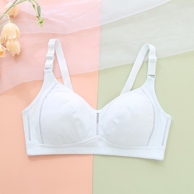 soutien-gorge lingerie sans acier anneaux coton confortable et respirant