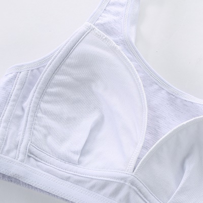 Soutien-gorge lingerie coton jacquard large bandoulière pour les filles