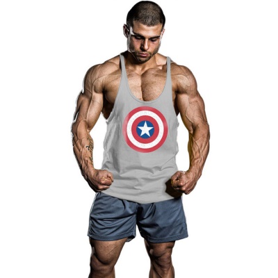 Gilet de sport pour hommes Loose Entraînement Muscle I Sling