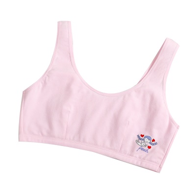 soutien-gorge lingerie coton sans anneau en acier imprimé