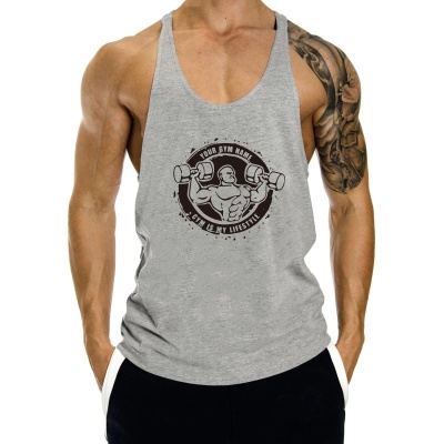 gilet Hommes sans manches T-shirt grande taille bas