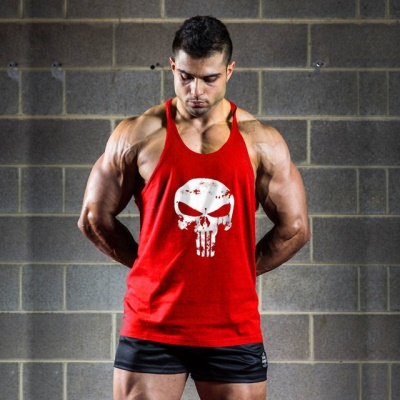Gilet de sport pour hommes en coton harnais d'entraînement de fitness