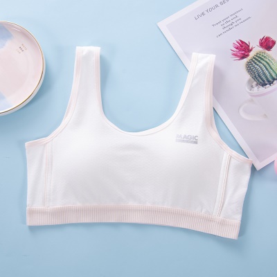 soutien-gorge lingerie sans anneau en acier confortable respirant coton