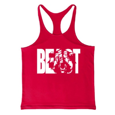 Gilet de sport pour hommes lâche et respirant I sans manches coton