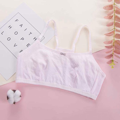 Soutien-gorge lingerie coton bretelles sans anneau en acier pour les filles