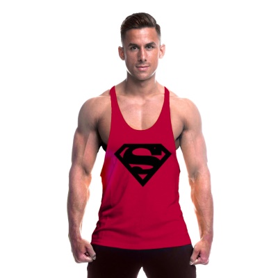 gilet de sport coton bretelles sans manches muscle fitness