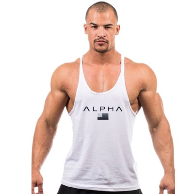Vêtements de fitness en I pour hommes T-shirt sans manches