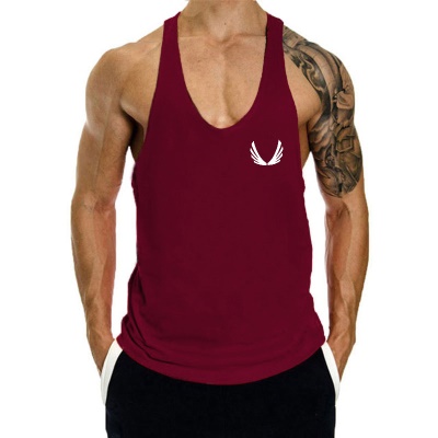Gilet en I avec bretelles de sport sans manches amples