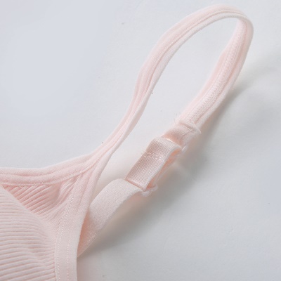 soutien-gorge lingerie fine couche de coton confort respirant réglage bretelles