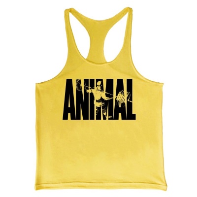 Gilet de fitness en coton ample gilet à bande mince