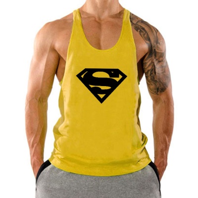 Gilet de sport en I en coton de grande taille