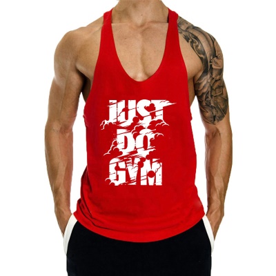 Gilet de sport de fitness T-shirt ample sans manches