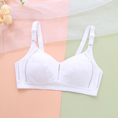 soutien-gorge lingerie sans acier anneaux coton confortable et respirant