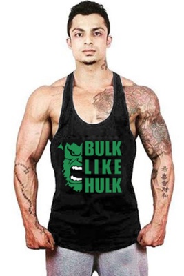 Gilet de sport pour hommes Loose I Letter Print