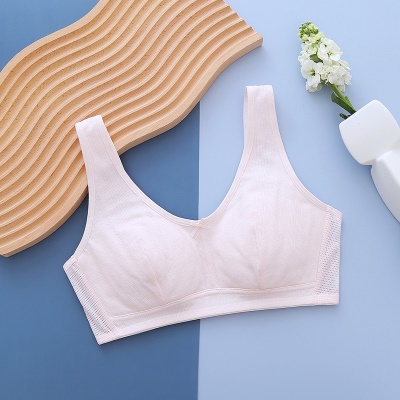 soutien-gorge lingerie coton maille respirant anti-bosses